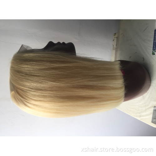 Wholesale 613 blonde bob human hair wigs,wholesale price Peruvian short 613 human hair lace front wigs for black women